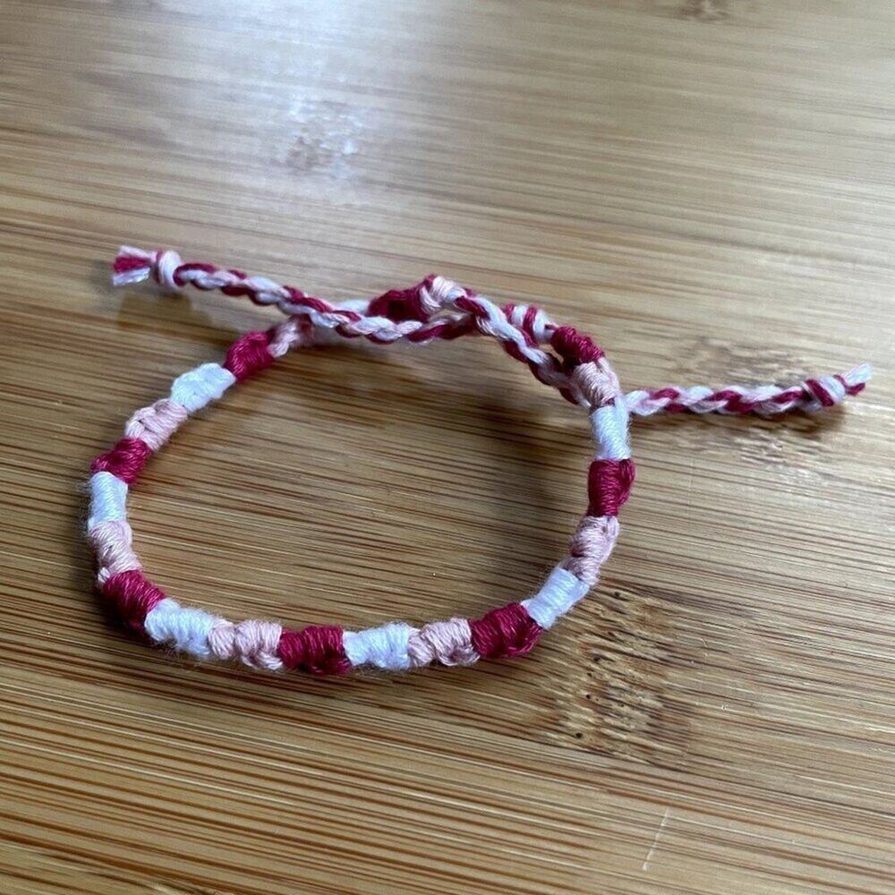 Charlie Woven Bracelet anklet trendy comfortable tie embroidery thread woven gif